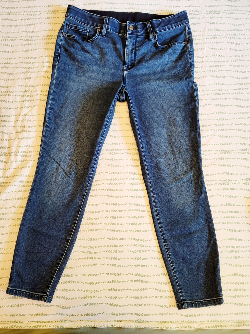 Soma Dark Blue Cropped Stretch Jeans